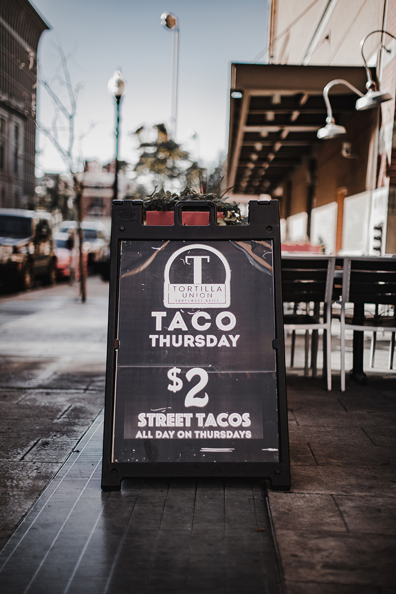 Taco Sign